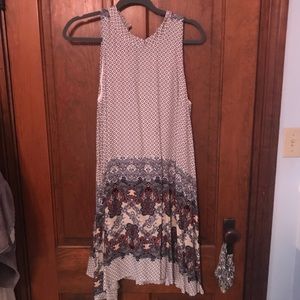 Francesca’s Patterned Swing Dress